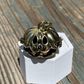 Pumpkin Cage Crystal Holder Pendant – Adjustable Cage for Interchangeable Crystals