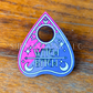 Bisexual Pride Flag Planchette Pin (Pronoun Styles Available)