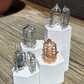 Bird Cage Crystal Holder Pendant – Adjustable Cage for Interchangeable Crystals - Bird Not Included