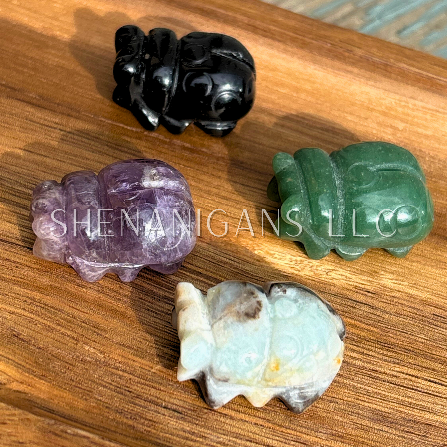 Tiny Lady Bug Carving | Symbol of Joy & Protection