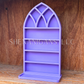 Large Gothic Window Curio Shelf w/ Tray