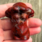 Mushroom Lady Body - Red Jasper - Crystal Carving