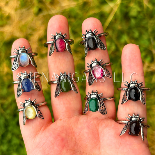 Fly Crystal Ring - Alloy Setting