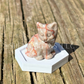 Sitting Cat - Small - Crystal Carving