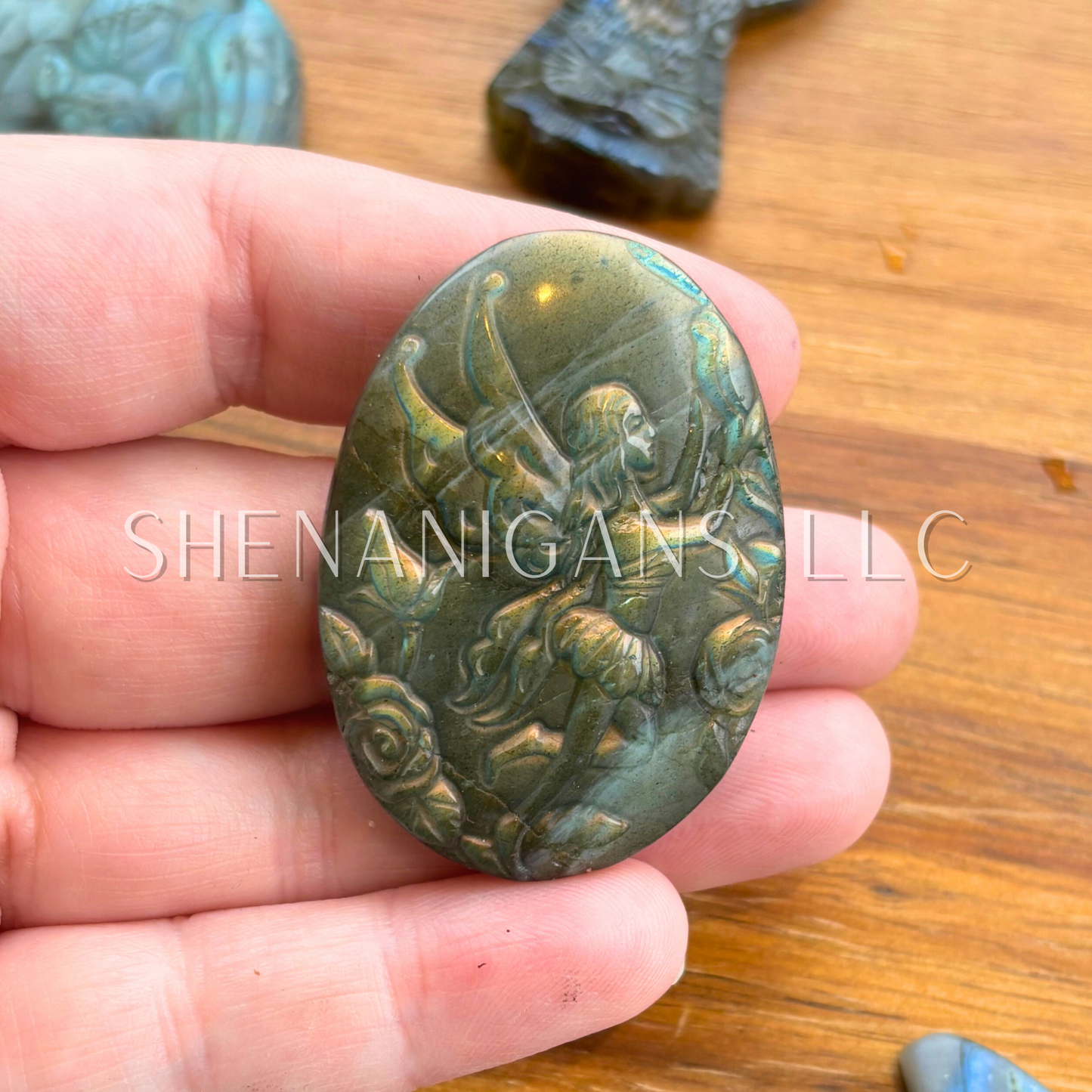 Fairy - Flat Crystal Carving