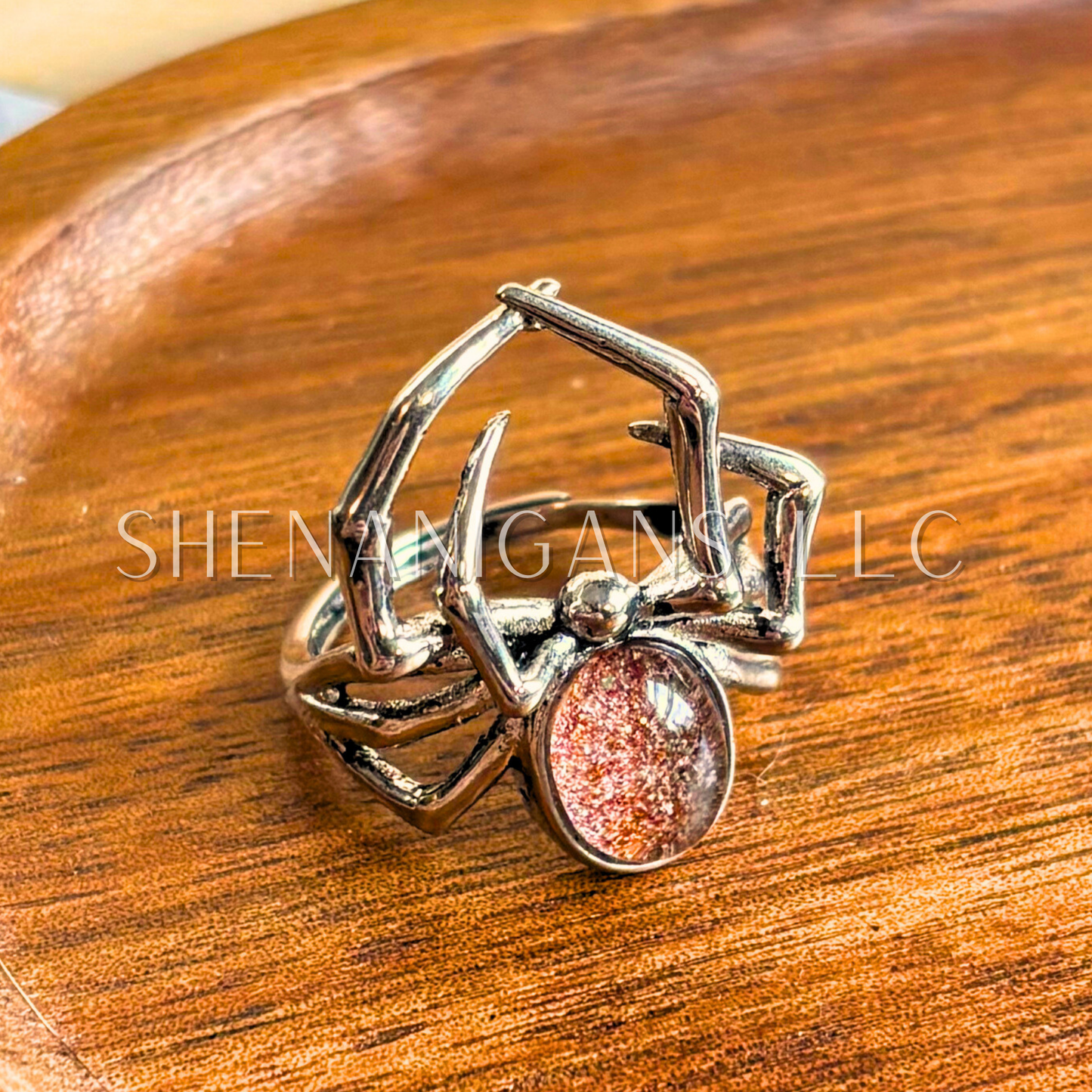 Crystal Spider Ring - Alloy Setting