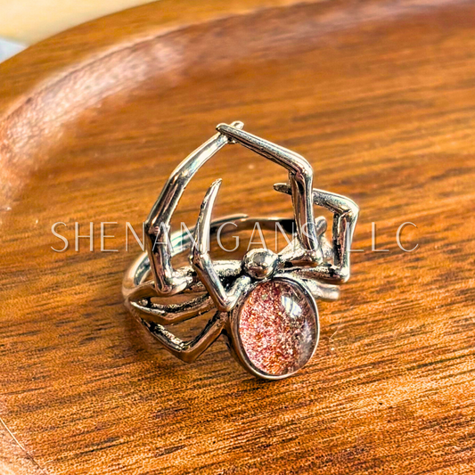 Crystal Spider Ring - Alloy Setting
