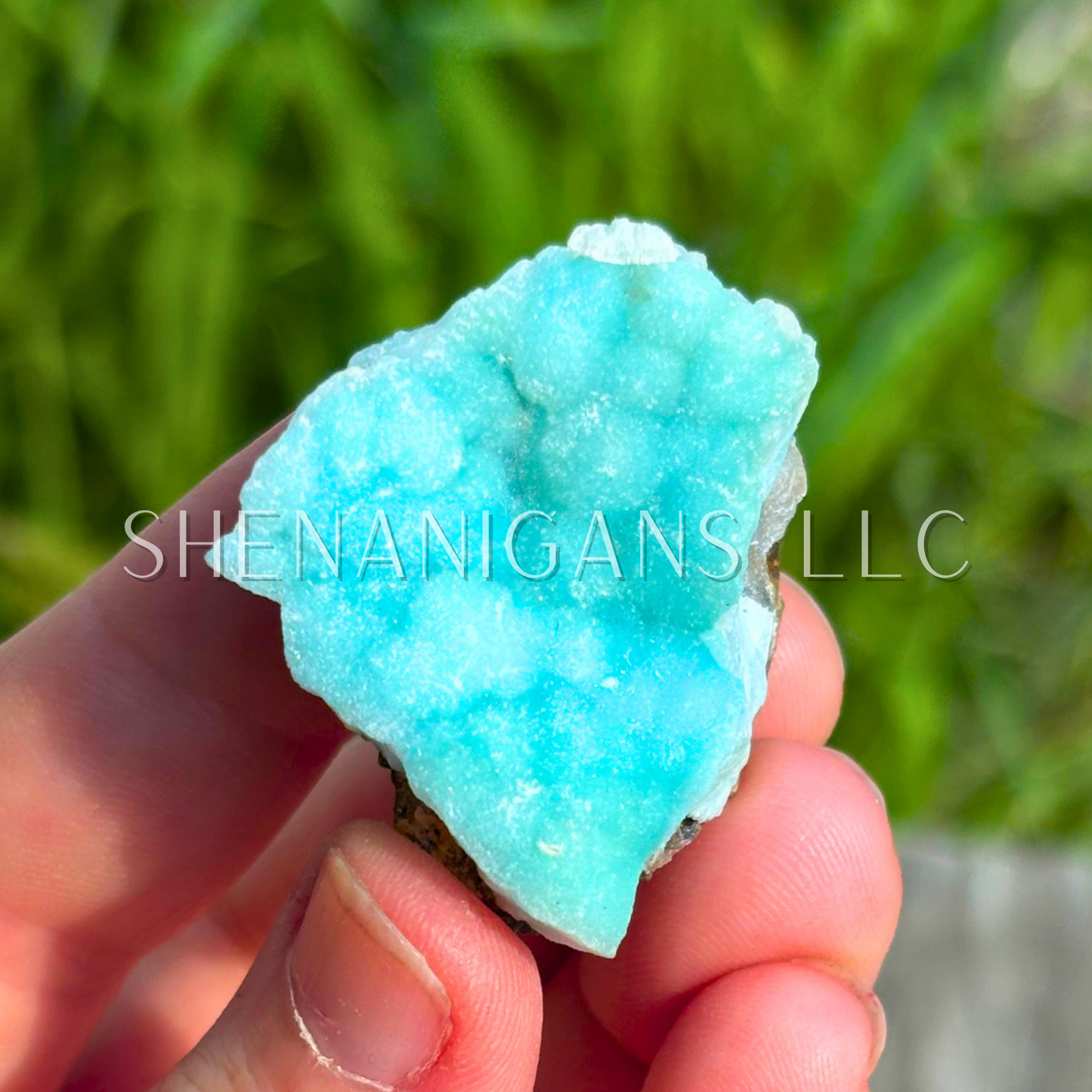 Aragonite Raw Specimen - Blue
