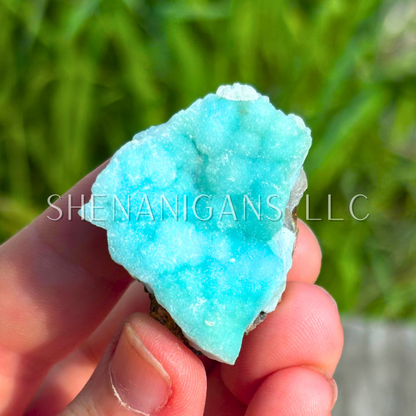 Aragonite Raw Specimen - Blue