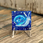 Snail Mini Tile Painting by IrisISBeauty - Handpainted Micro Art