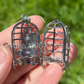 Bird Cage Crystal Holder Pendant – Adjustable Cage for Interchangeable Crystals - Bird Not Included