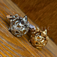 Cat Head Cage Crystal Holder Pendant – Adjustable Cage for Interchangeable Crystals