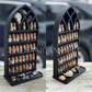 Curio Shelf Gothic Window w/ Tray - Size: Fits 1/2" wide Micro Jars 8x4 - Trinket, Desk, Crystal