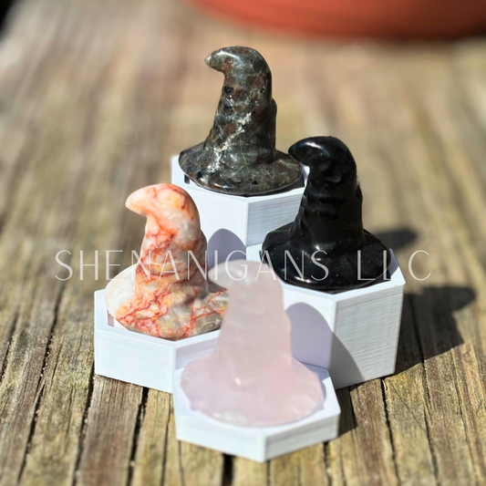 Witch Hat - Small - Crystal Carving