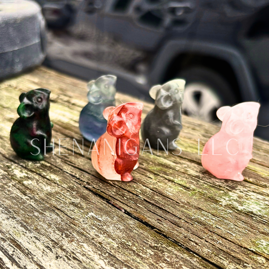 Mouse - Mini - Crystal Carving