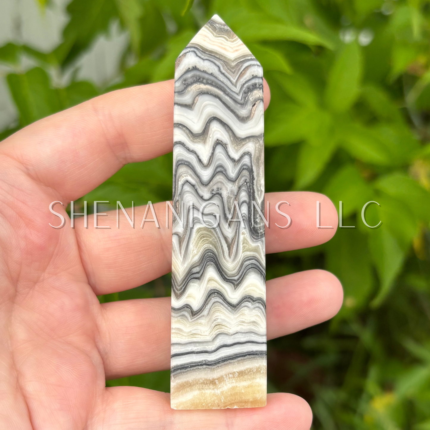 Zebra Calcite Point