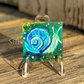 Snail Mini Tile Painting by IrisISBeauty - Handpainted Micro Art