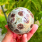 Green Cherry Blossom Ball Quartz Sphere