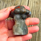 Mushroom Lady Body - Bloodstone - Crystal Carving