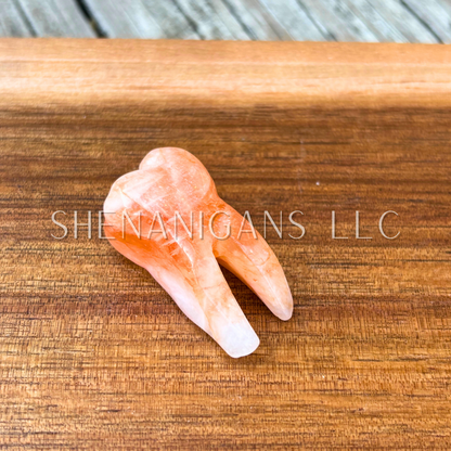 Tooth Crystal Carving – Strength & Vitality Symbol
