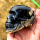 Volcano Agate Skull - UV Reactive