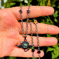 Flying Devil Bat Abalone Shell Necklace