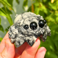 Cute Chibi Jumping Spider - Crystal Carving