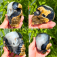 Volcano Agate Skull - UV Reactive