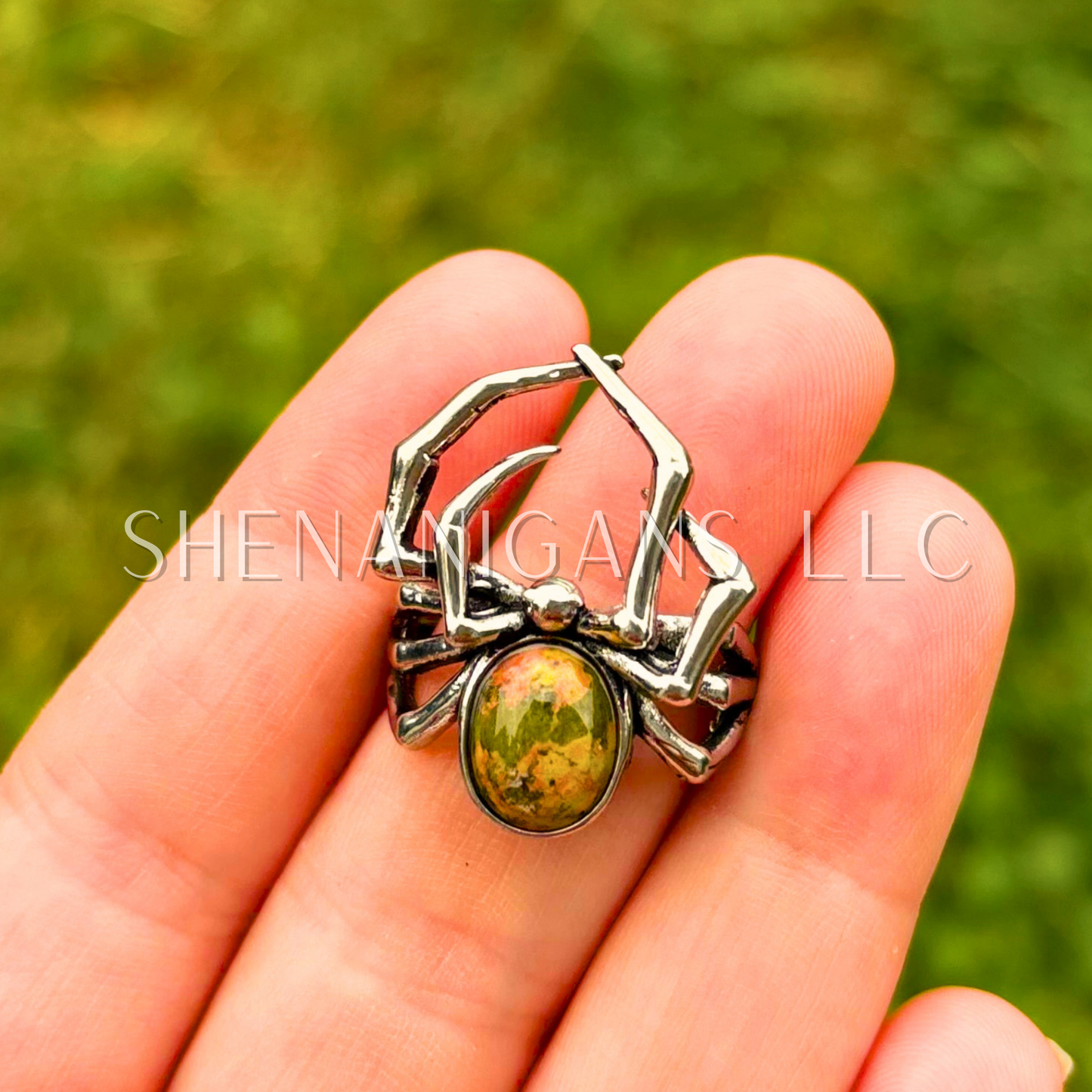 Crystal Spider Ring - Alloy Setting