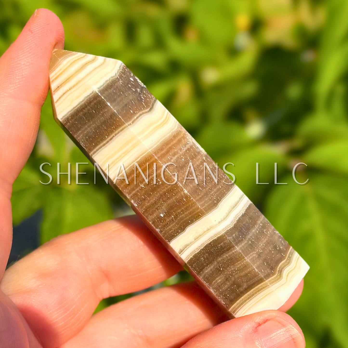 Zebra Calcite Point