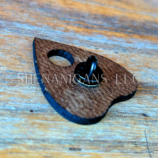 Asexual Pride Flag Planchette Pin (Pronoun Styles Available)