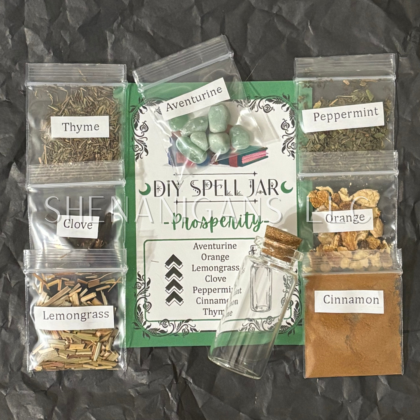 DIY Spell Jar Kit - Prosperity