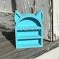 Curio Shelf Arch With Ears - 2 Shelf - Trinket, Desk, Crystal