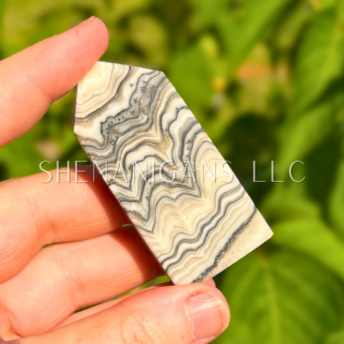 Zebra Calcite Point