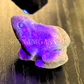 Small Frog Crystal Carving – Hand-Carved Gemstone Figurine