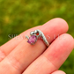 Ruby Ring - Alloy Setting (UV Reactive)