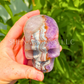 Amethyst Agate Skull
