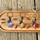 Star Chakra Crystal Keychain