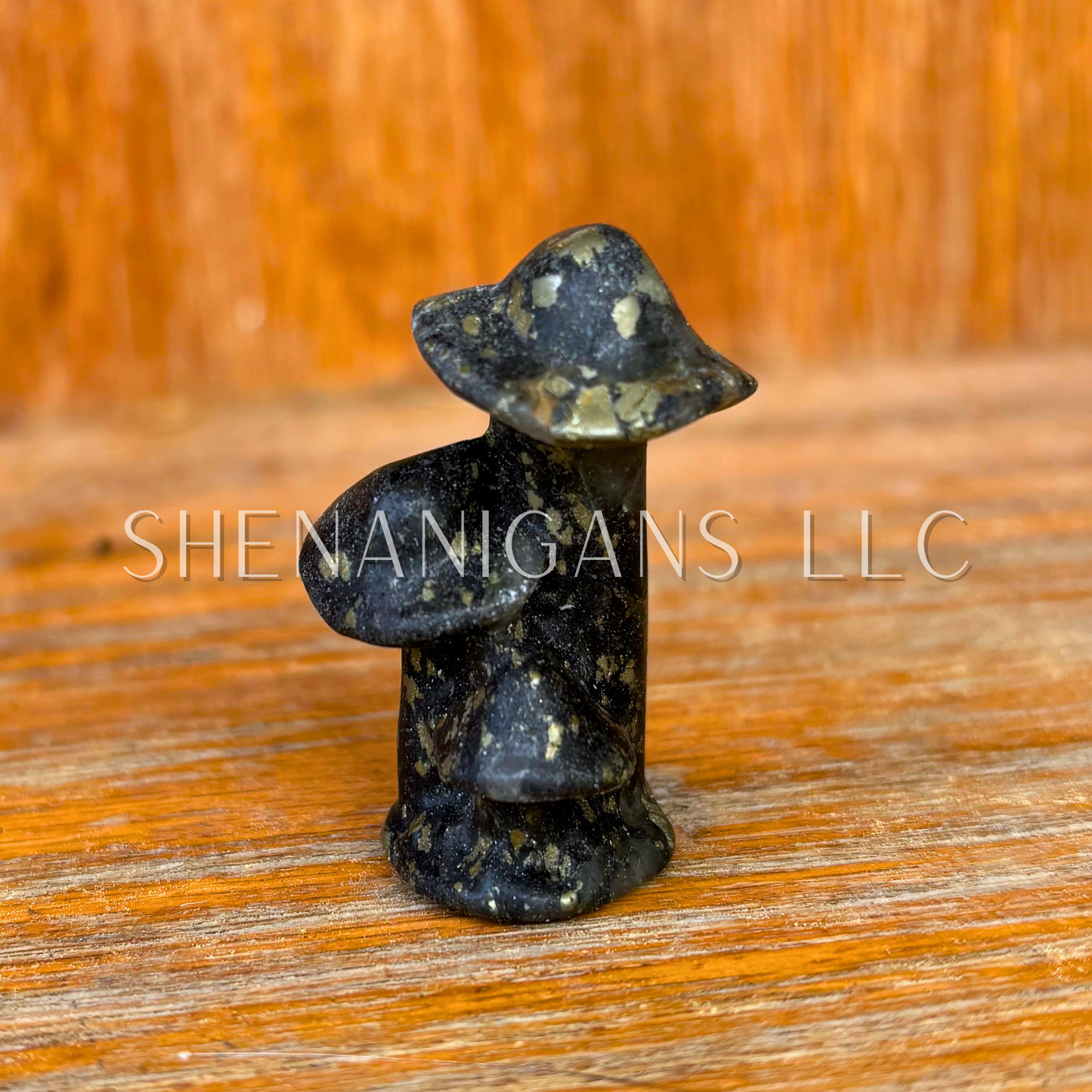 Triple Mushroom - Mini - Crystal Carving