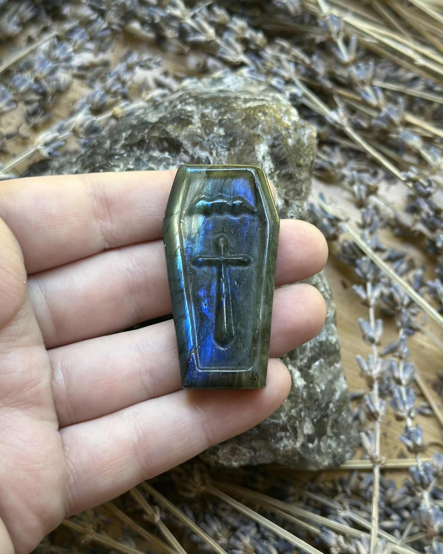 Coffin Flat Carving