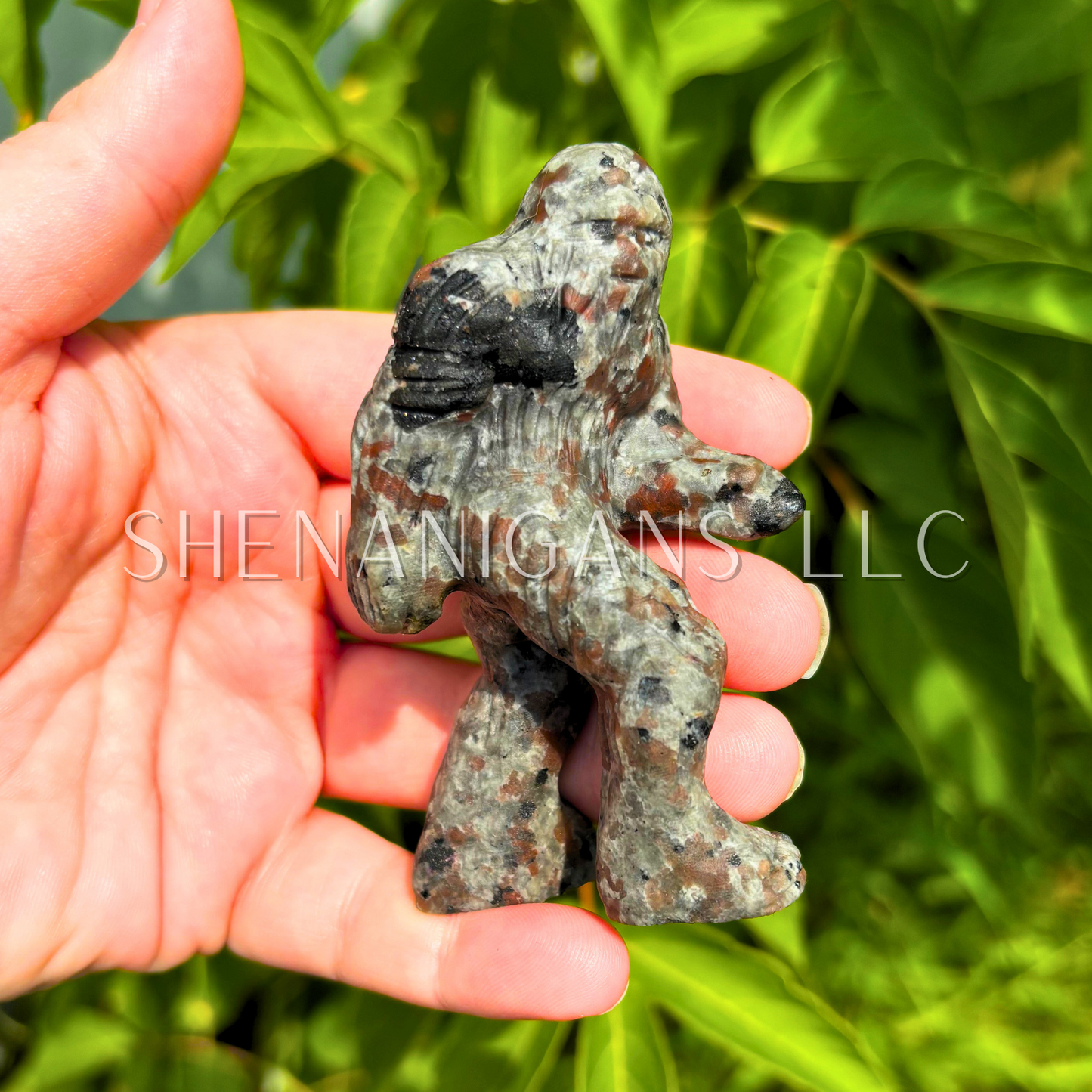 Big Foot is Real - Serpantine - Crystal Carving