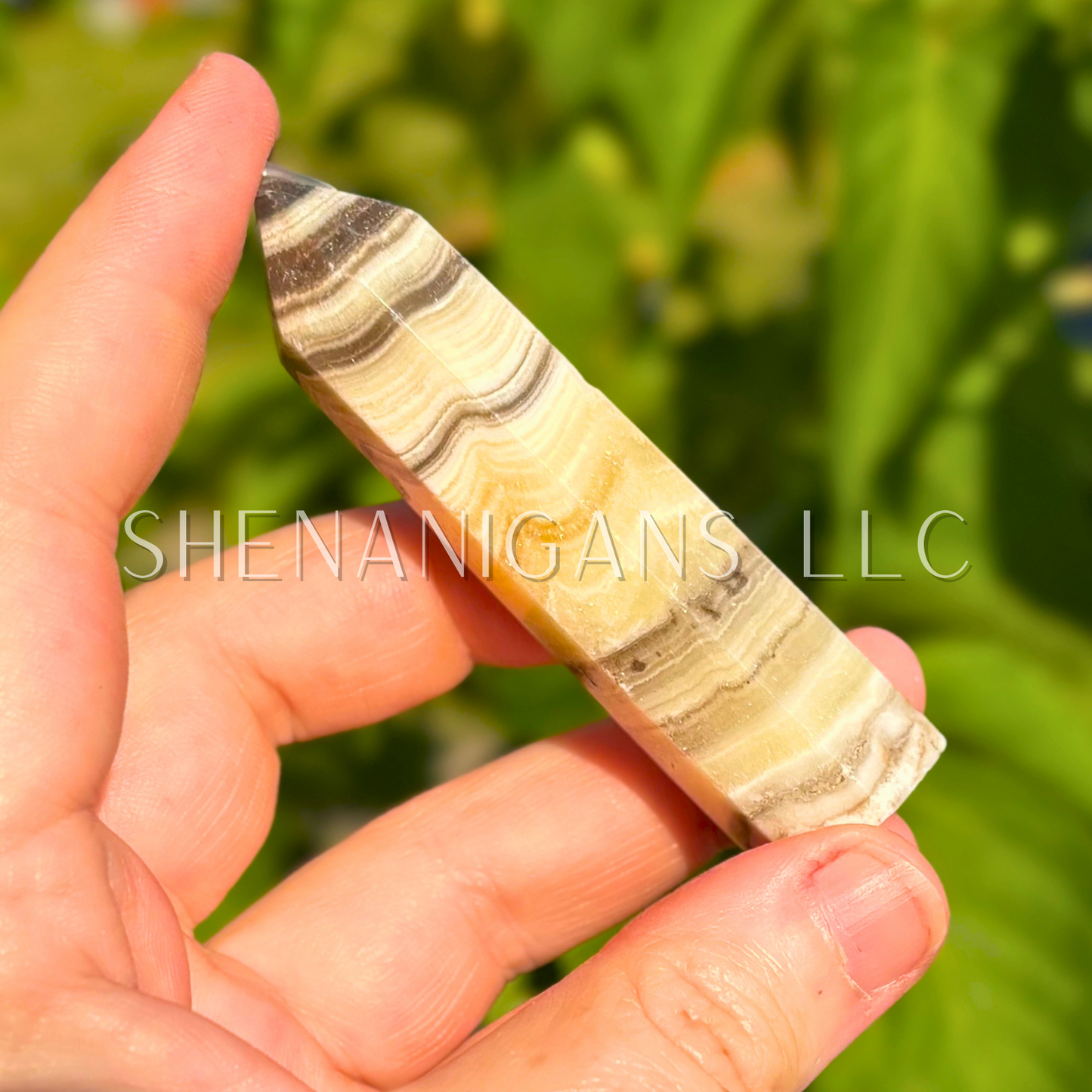 Zebra Calcite Point