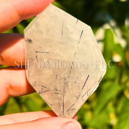 Tourmaline in Quartz Freeform