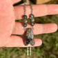 UV Reactive Yooperlite Bat Necklace – Crystal Carving with Yooperlite & Ruby Kyanite Beads