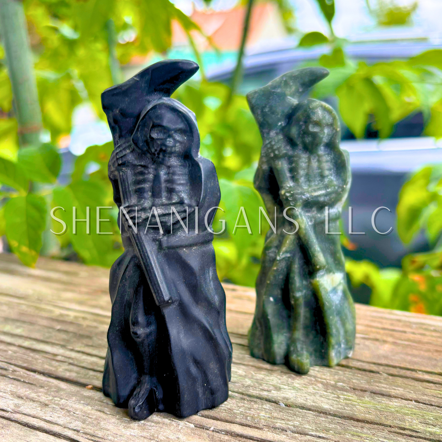 Skeleton Reaper Carving