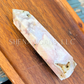 Flower Agate Polished Point Mineral Specimen Gemstone Crystal Obelisk Wand