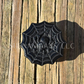 Spider Web Skull - Obsidian - Crystal Carving