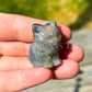 Chunky Sitting Cats - Small - Crystal Carving