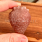 Strawberry carved crystal