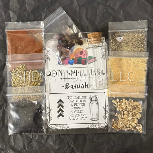 DIY Spell Jar Kit - Banishing